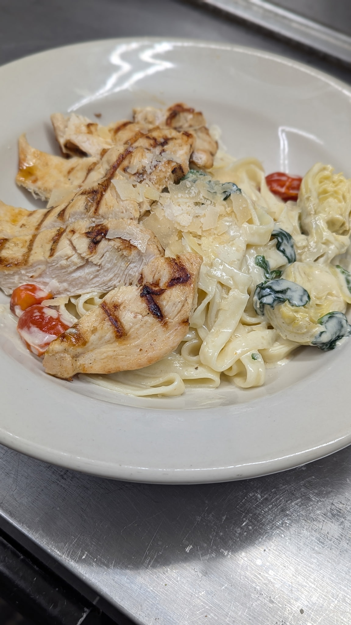a plate of food