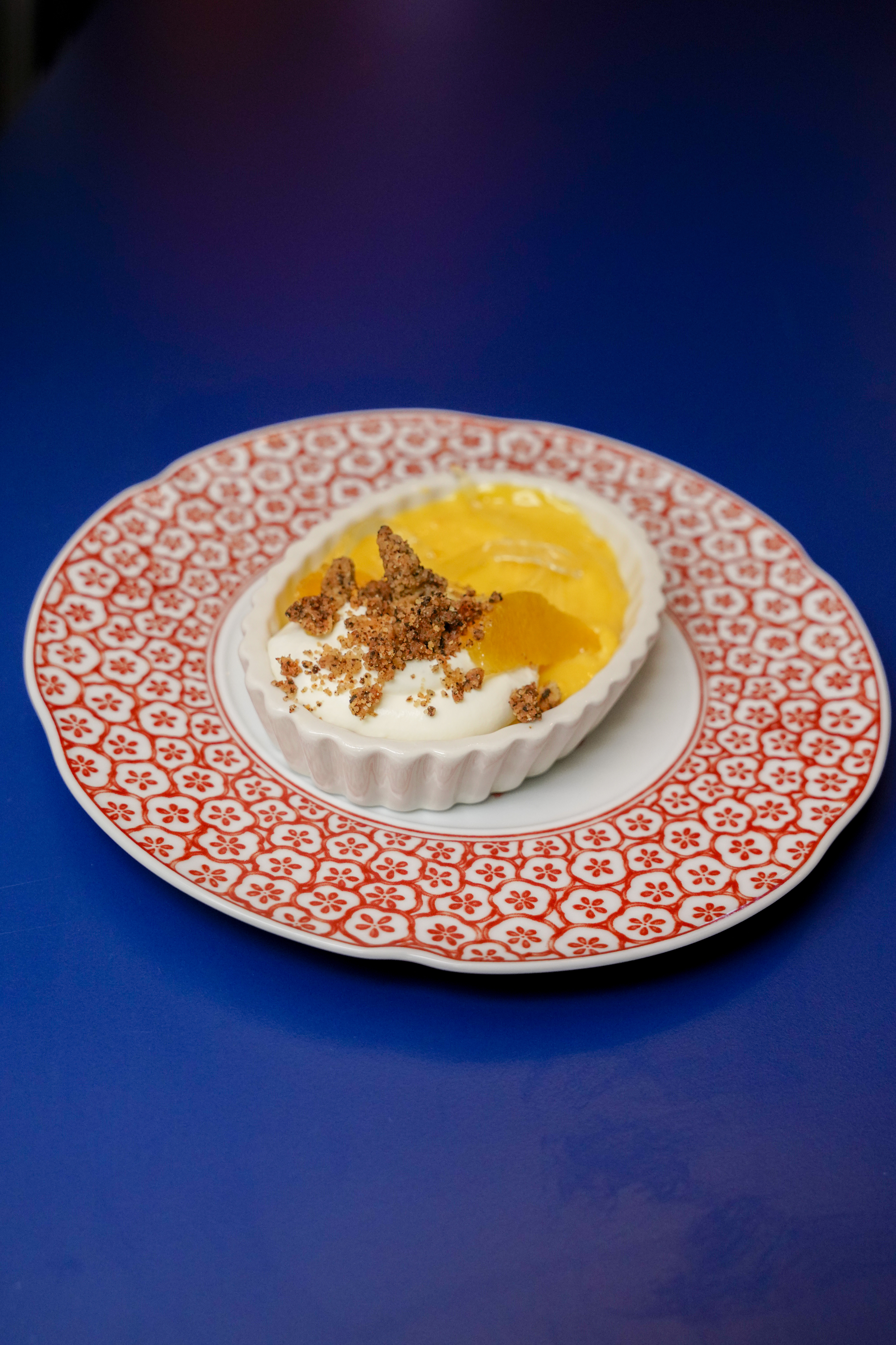 a piece of cake on a plate