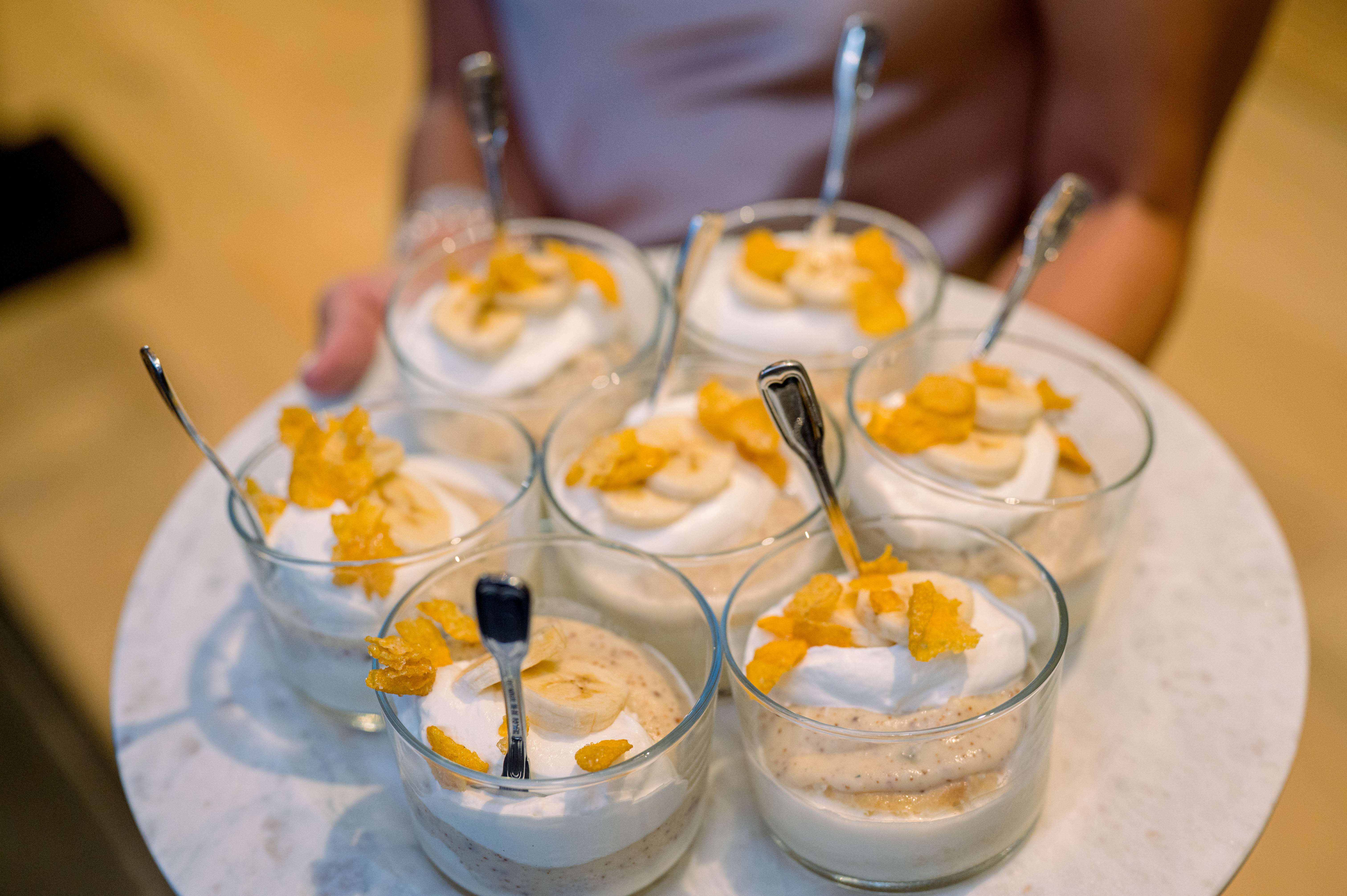 a plate of food on a table