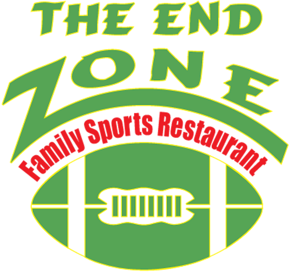 The End Zone logo with a football
