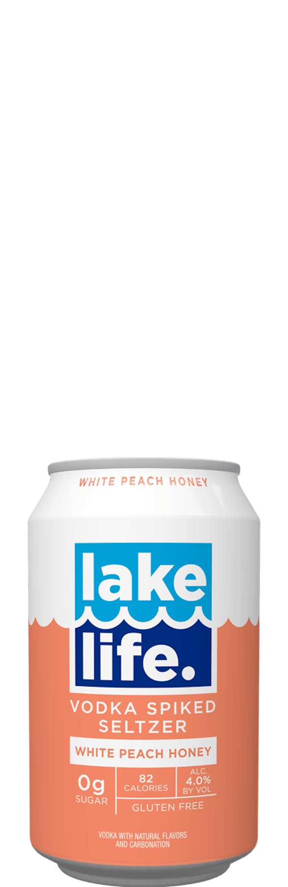 Lake Life White Peach Honey Seltzer