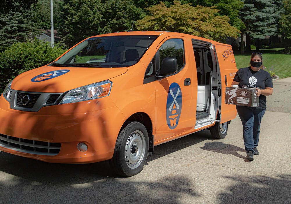 New Holland Delivery Van