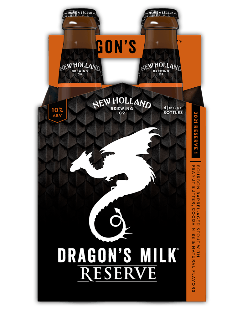 Dragon’s Milk Reserve: Bourbon Barrel-Aged Stout with Peanut Butter & Cocoa Nibs