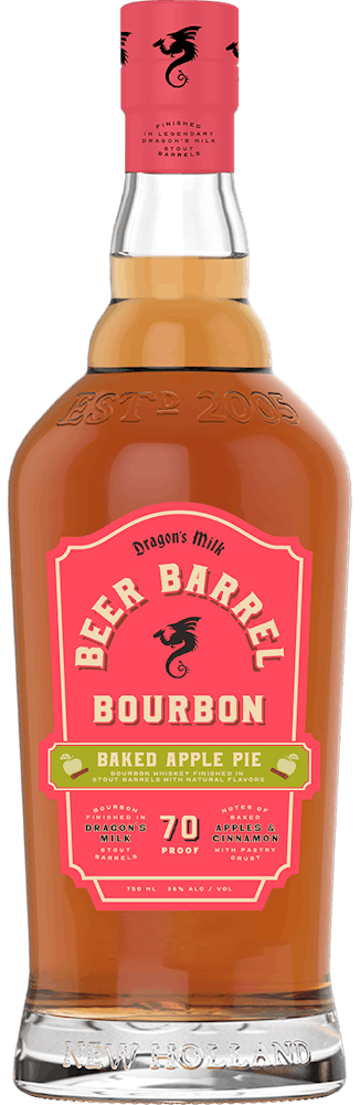Beer Barrel Bourbon Baked Apple Pie