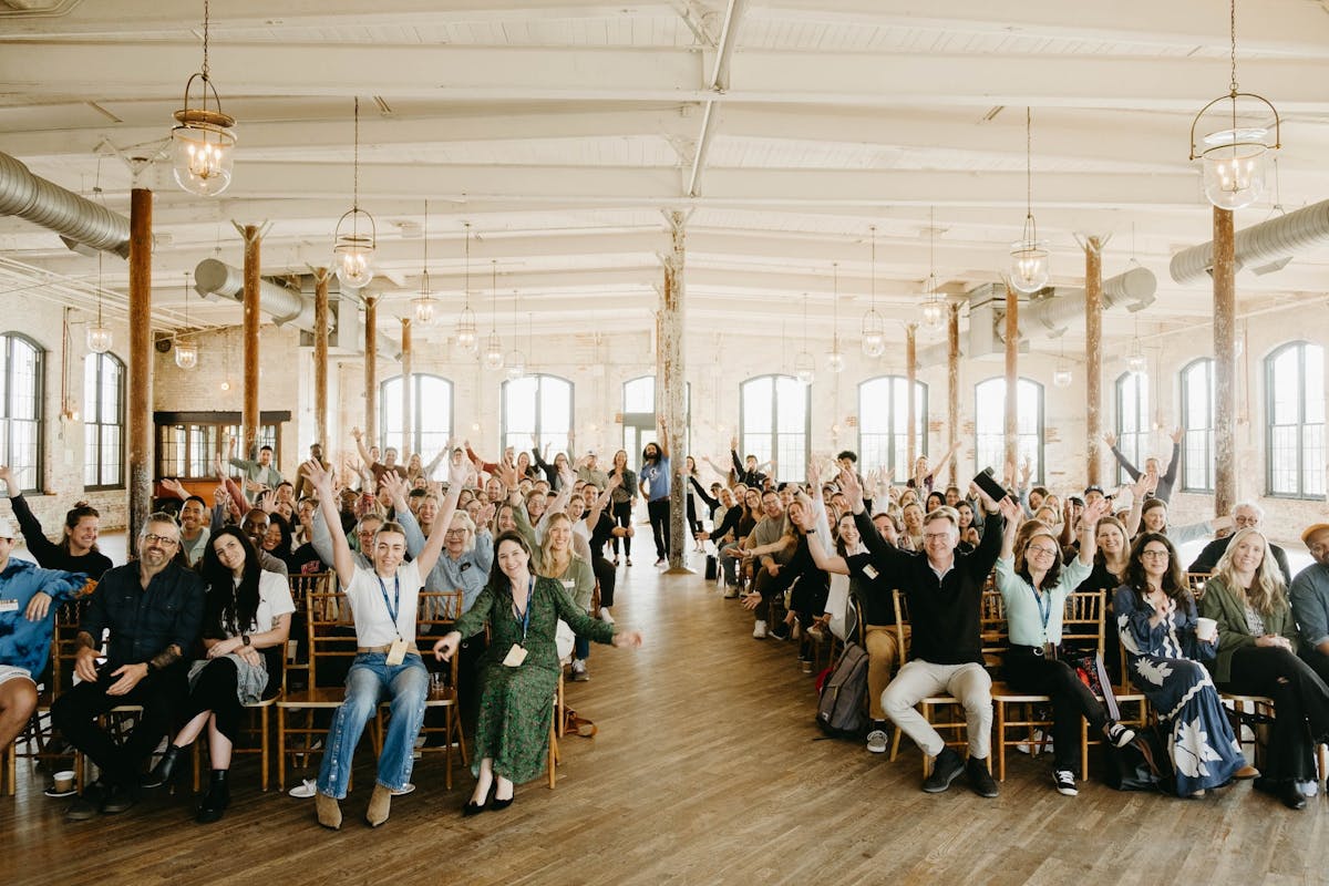 a group of people posing for the camera
