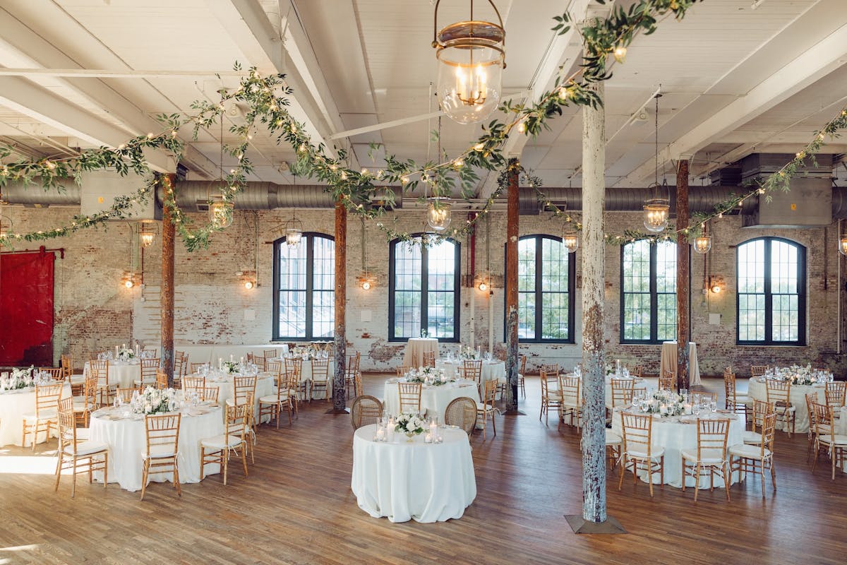 a room filled with furniture and a table