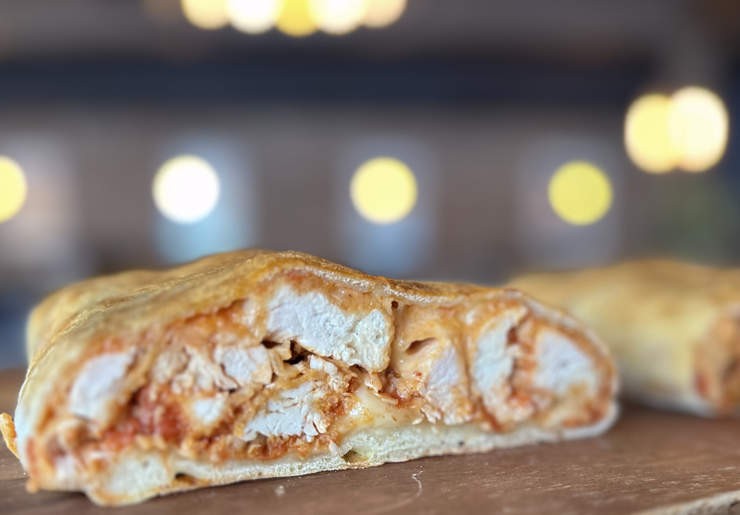 chicken parm calzone