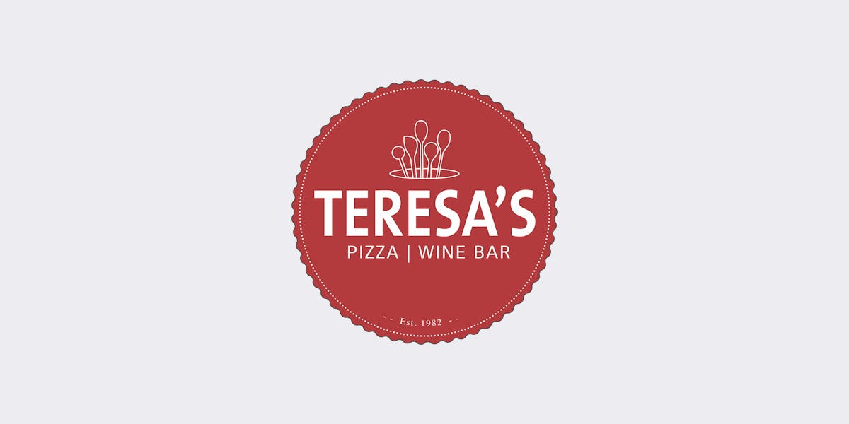 Teresa's Pizza Wine Bar restaurant logo - View nutrition facts, calories, and macros for menu items at 23 Palmer Sq E Princeton, NJ 08542