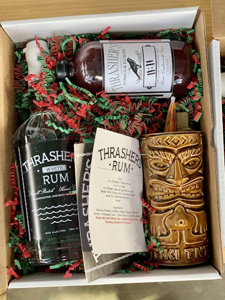 Tiki Cocktail Thrasher's Rum Gift Box (1111) Thrashers Rum