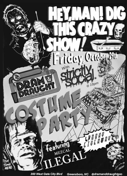 Greensboro’s Halloween Costume Party Dram And Draught Bars in North