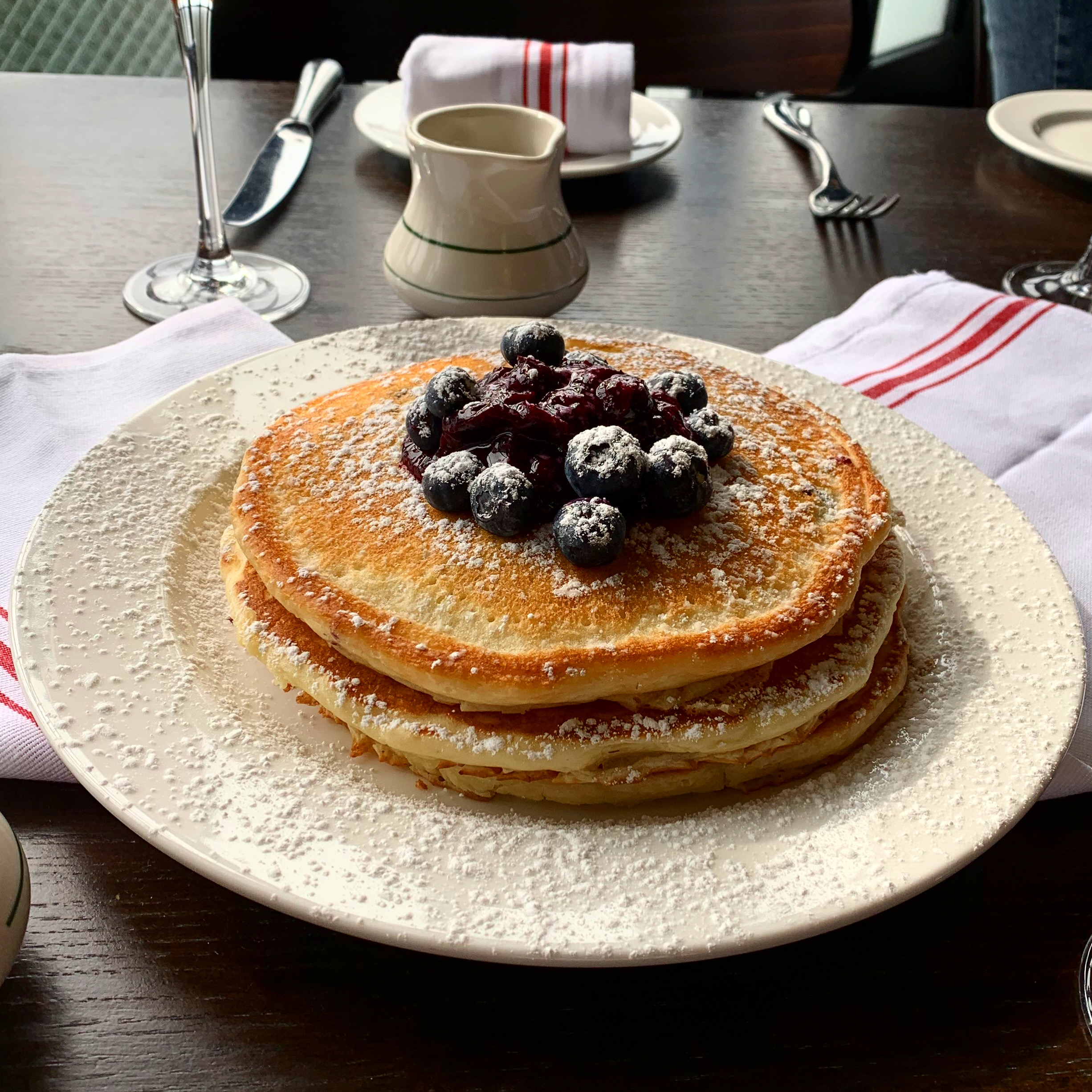 a piece of cake on a plate on a table