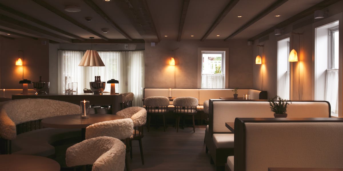 Table farmhouse beachy dining rustic trestle custommade tables North Fork Table & Inn | Hours + Location | JF Restaurants