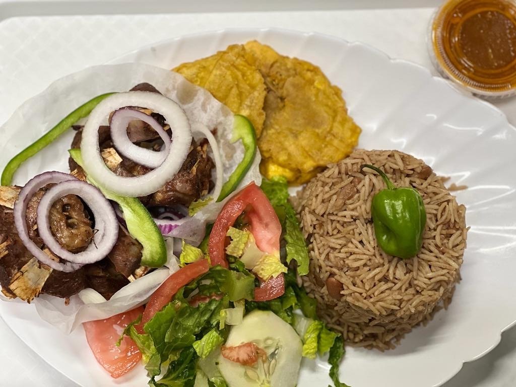a plate of food