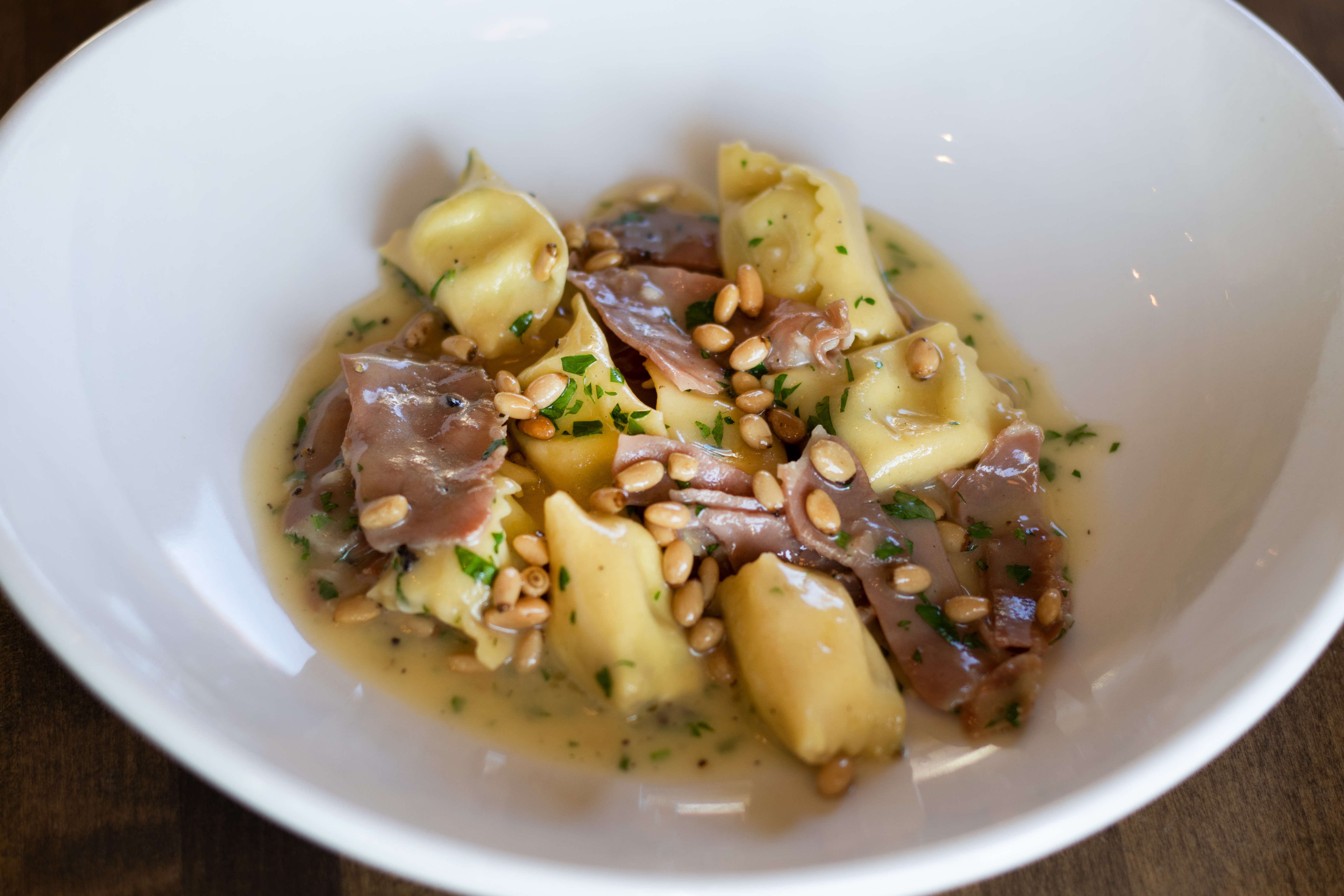 a bowl of food on a plate