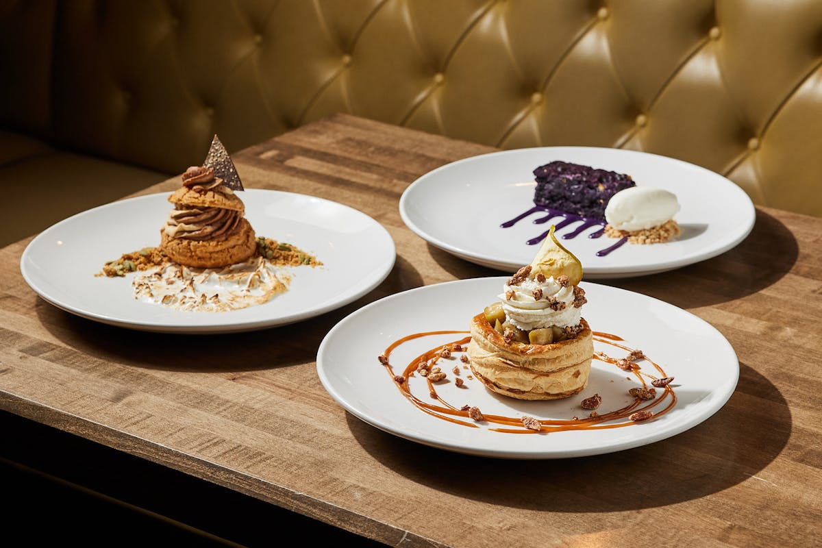 plates of food on a table