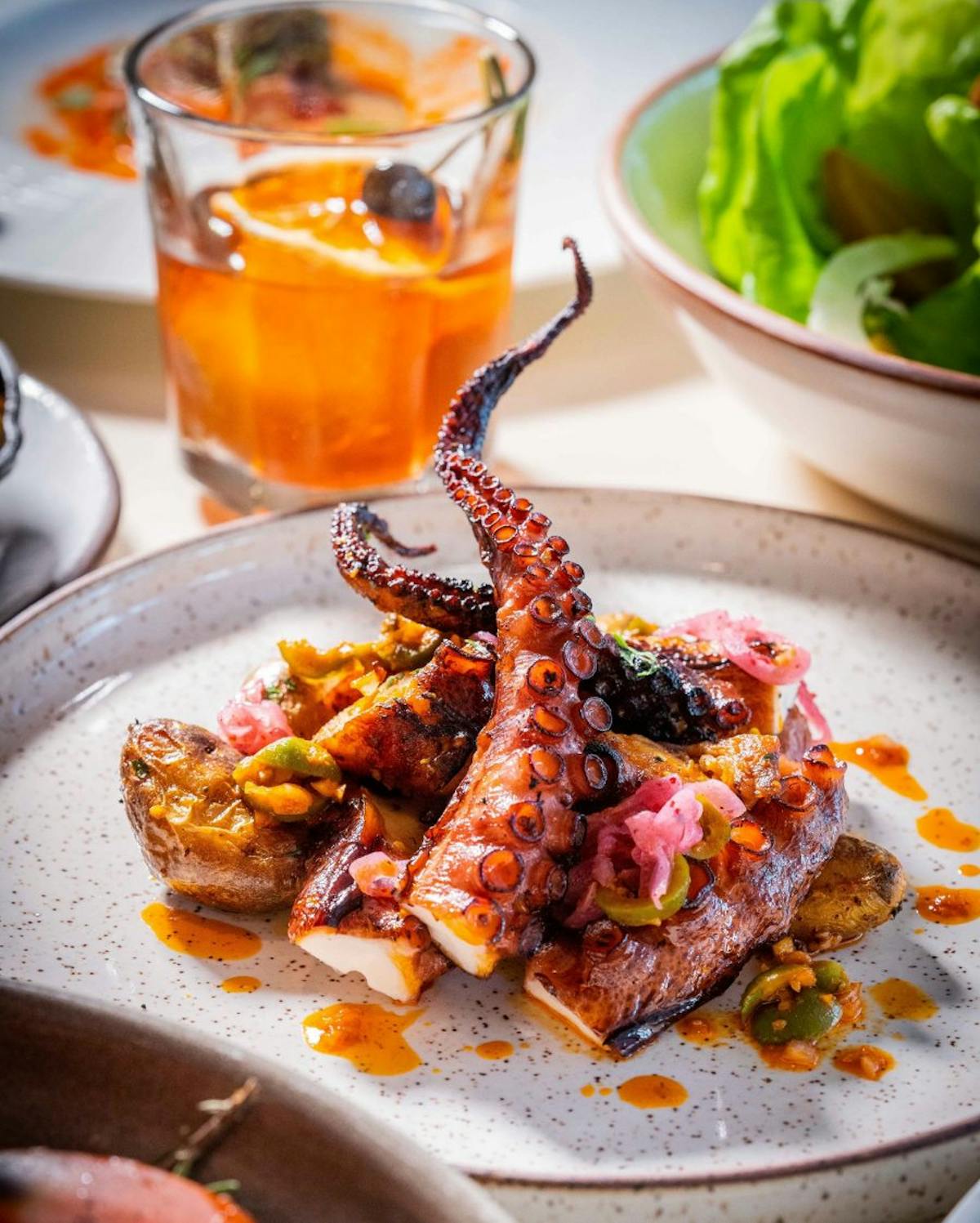 Grilled octopus at Serea Coastal Cuisine