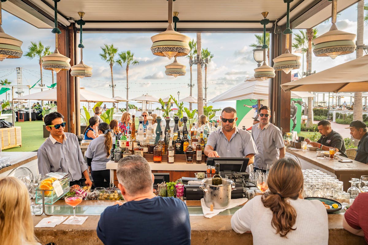 “Guests enjoying the best brunch in Coronado at Serea.”
