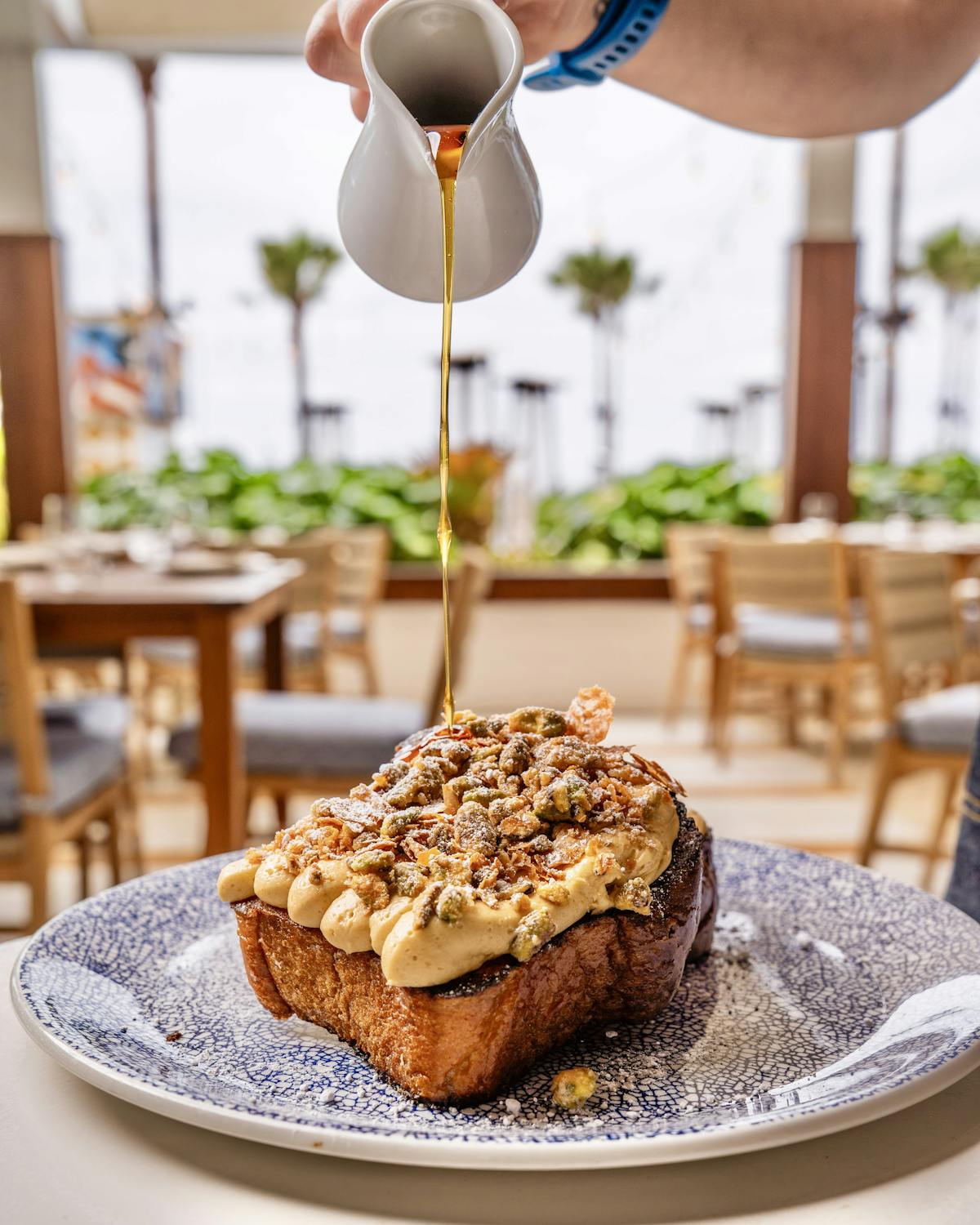 Decadent brunch dish at Serẽa Coastal Cuisine, a top brunch spot on Coronado Island.