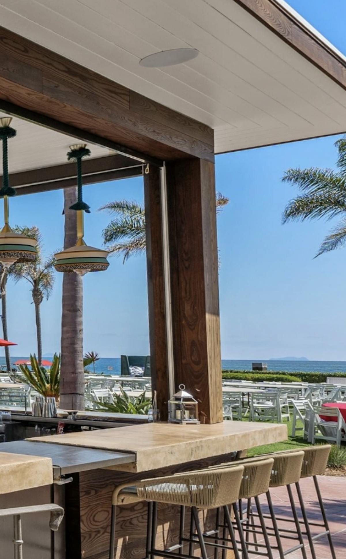 Sunset bar ocean front dining Coronado