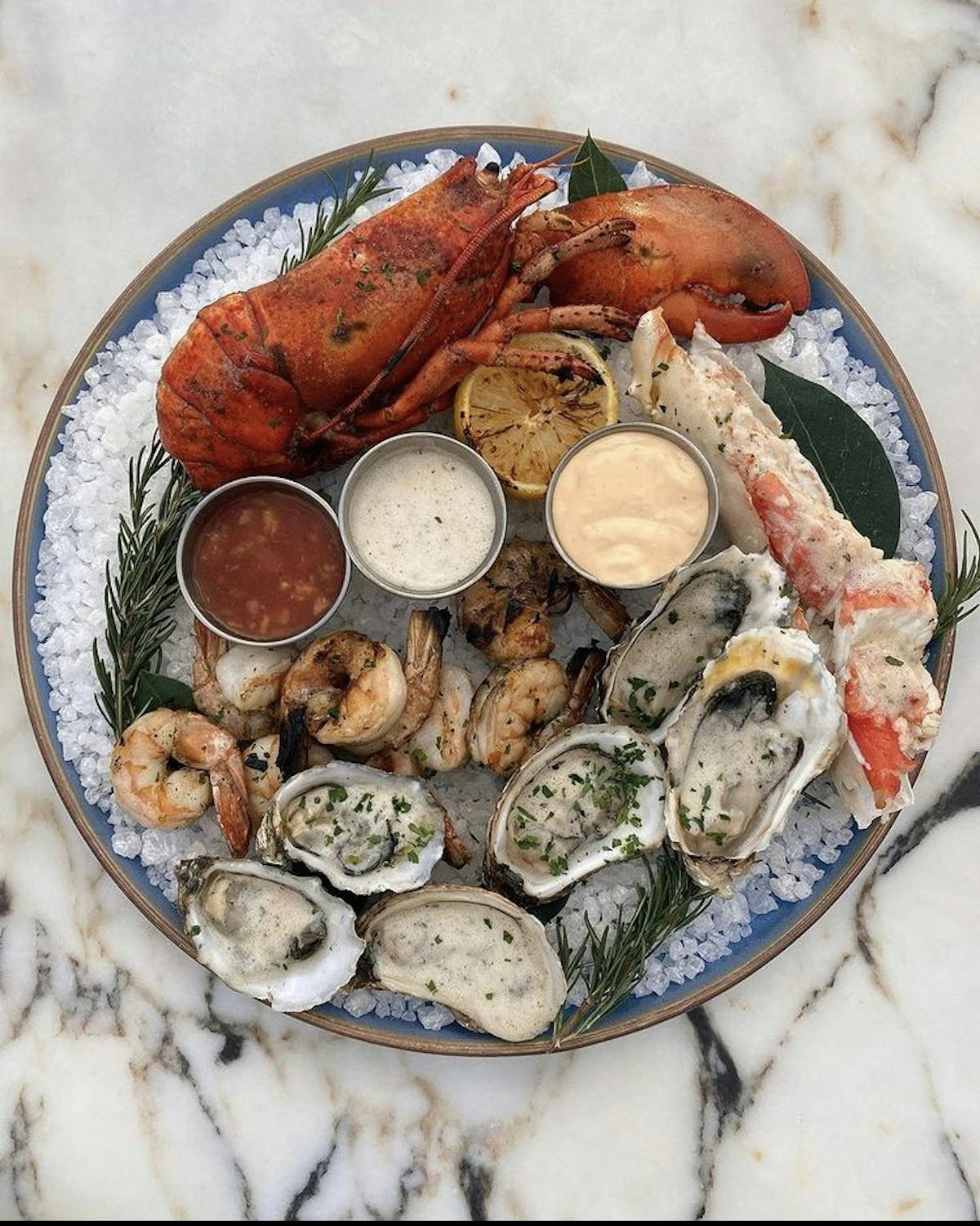 a plate of food