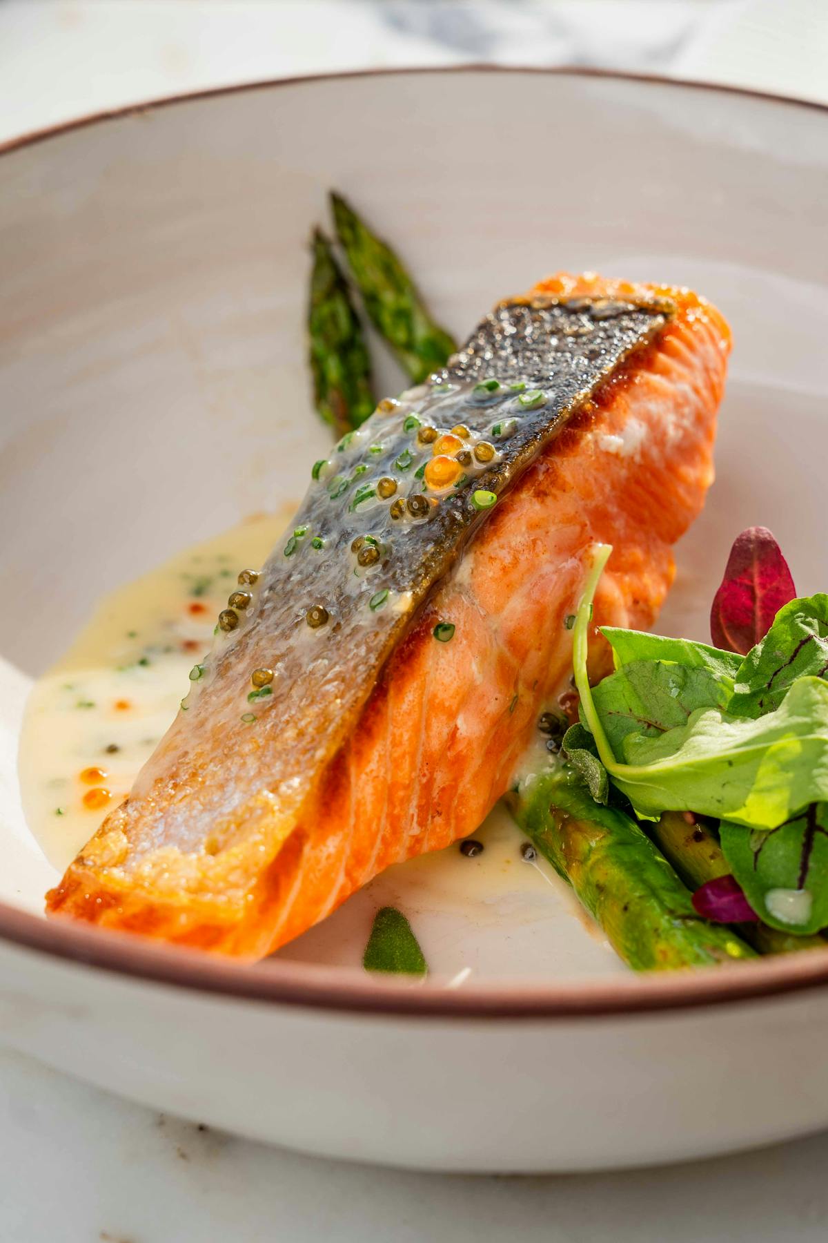 “Food at the best restaurant in Coronado, Serea.”