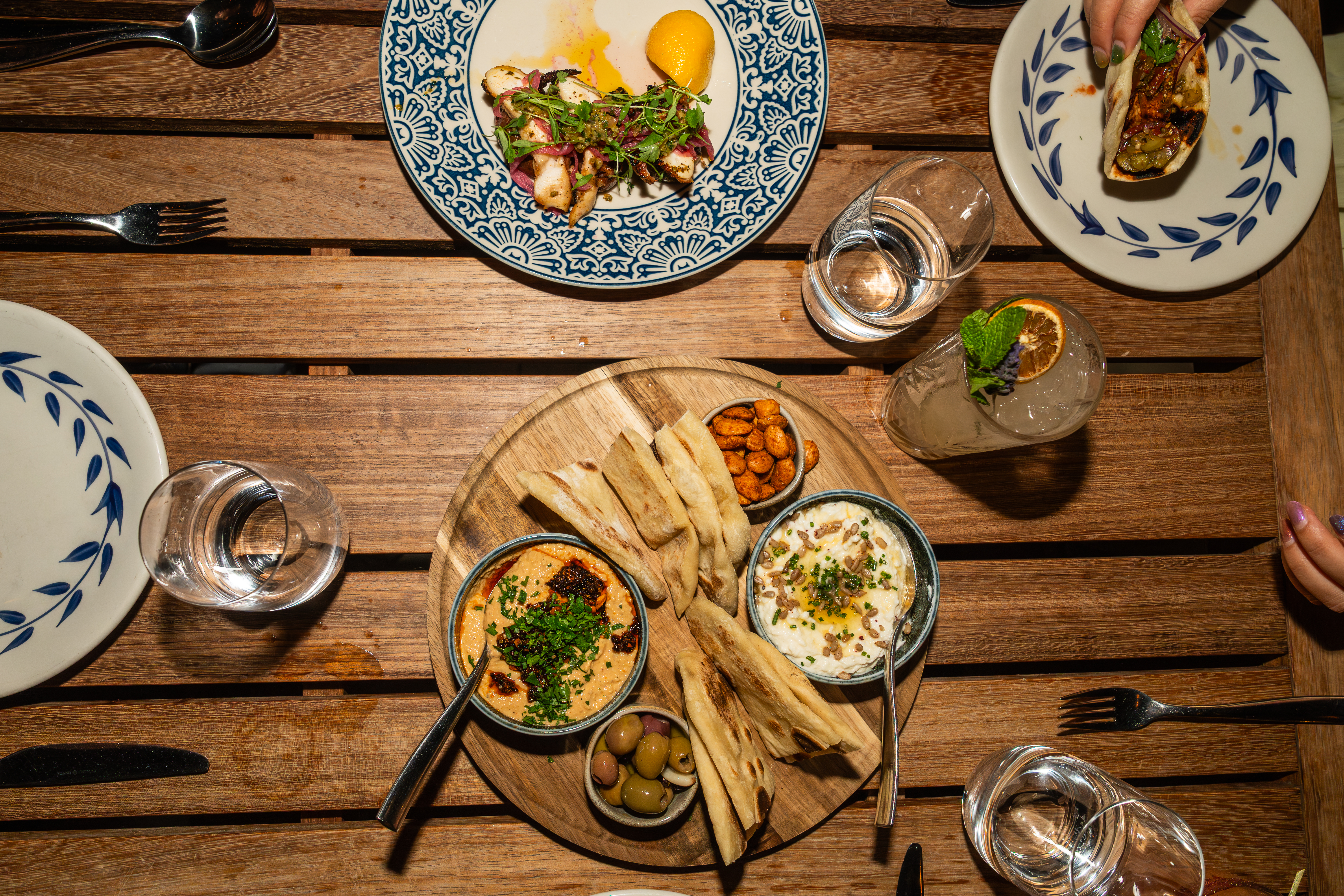 Coastal Mediterranean seafood dishes at Serea in Coronado Island