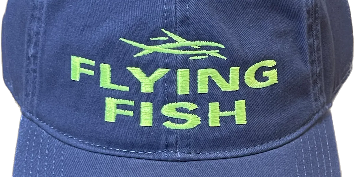 EMBROIDERED LOGO BASEBALL CAP | Flying Fish