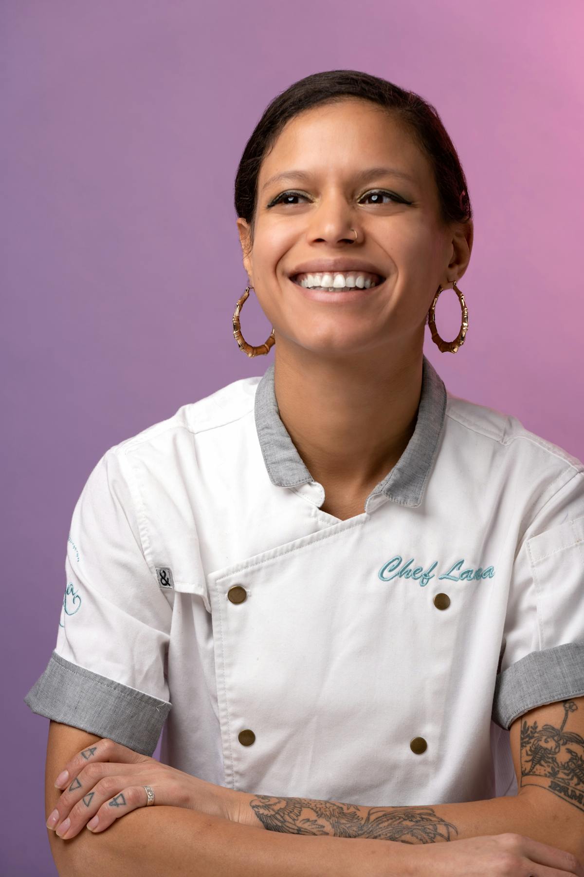 a person posing for the camera