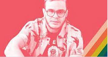 a person with collar shirt