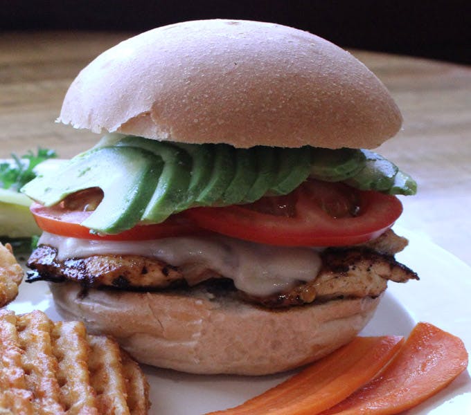 a burger
