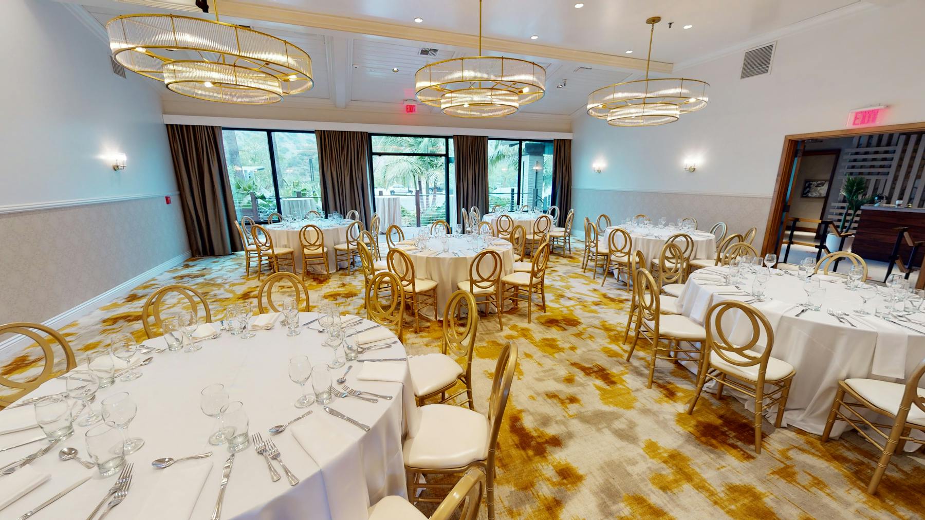 a dining room table