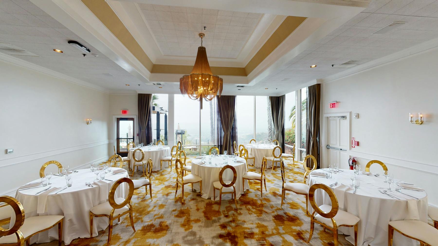 a dining room table