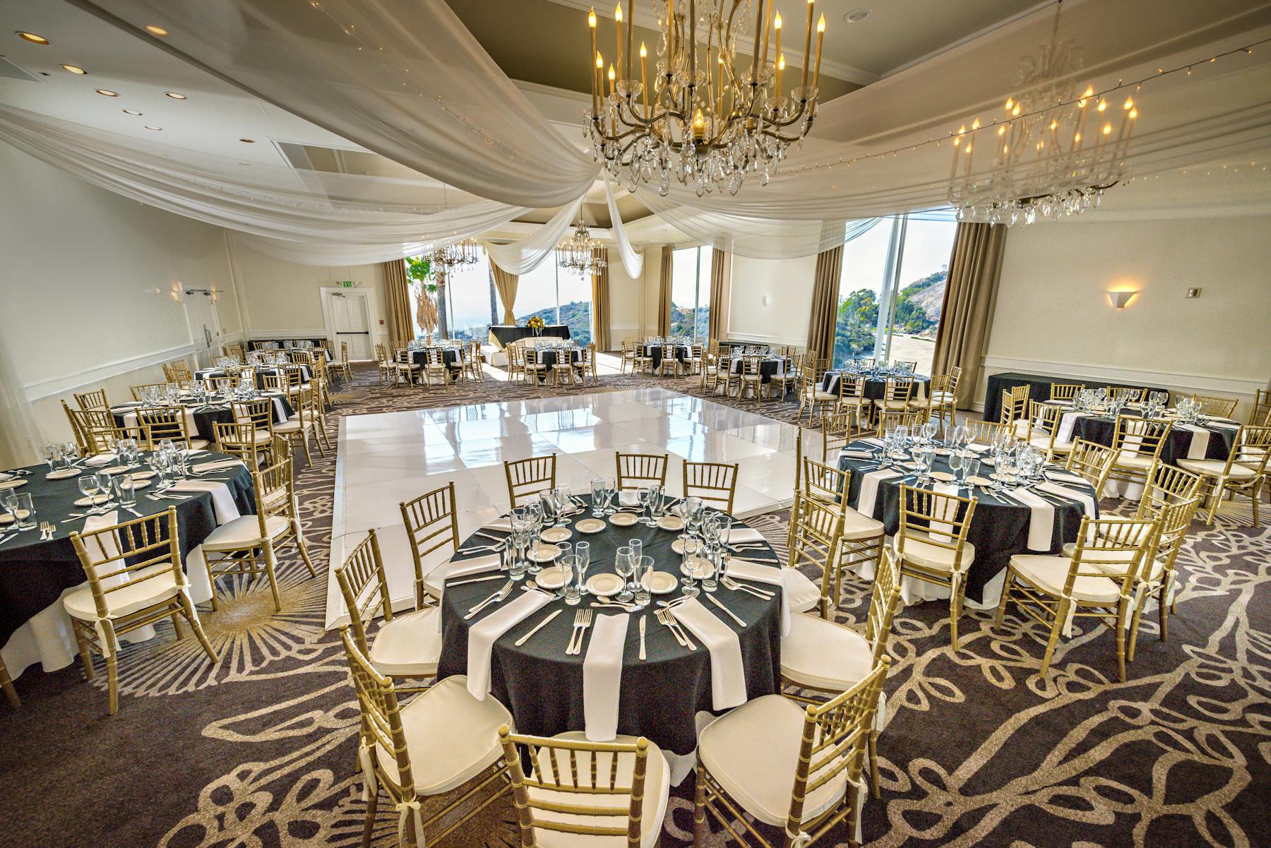 a room filled with furniture and a table