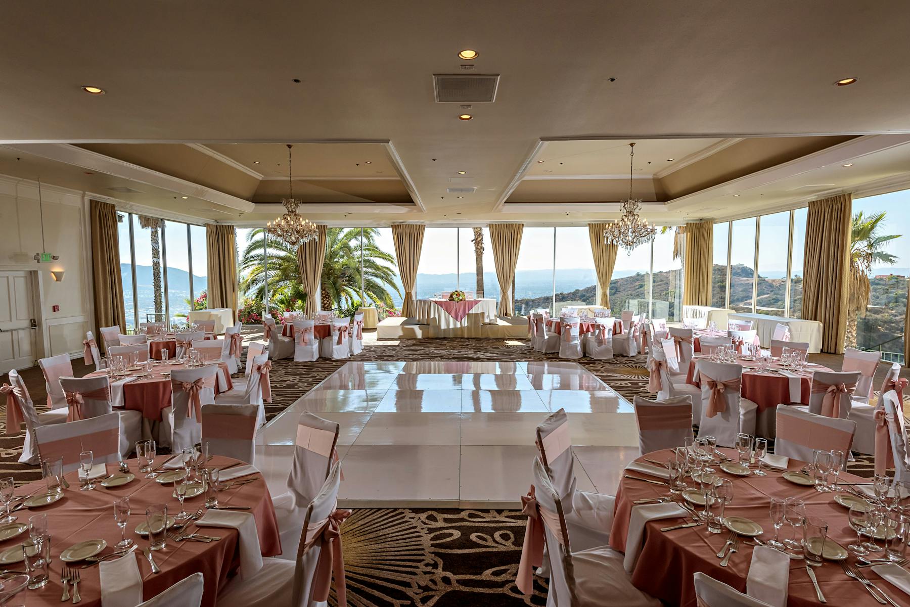 a dining room table