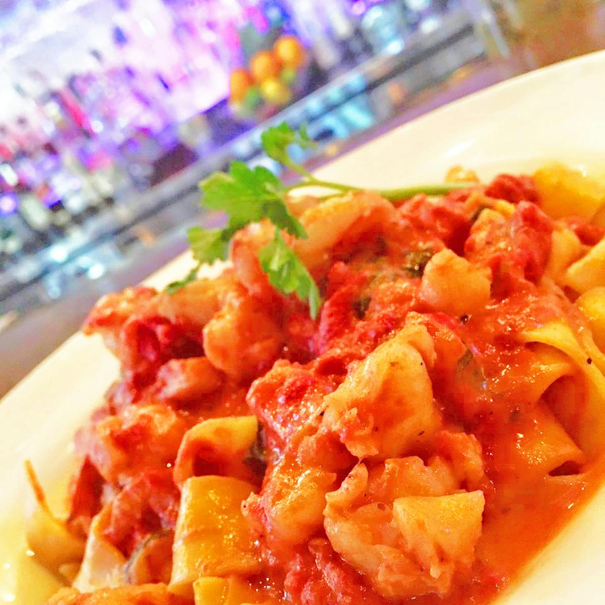 a close up of a plate of food