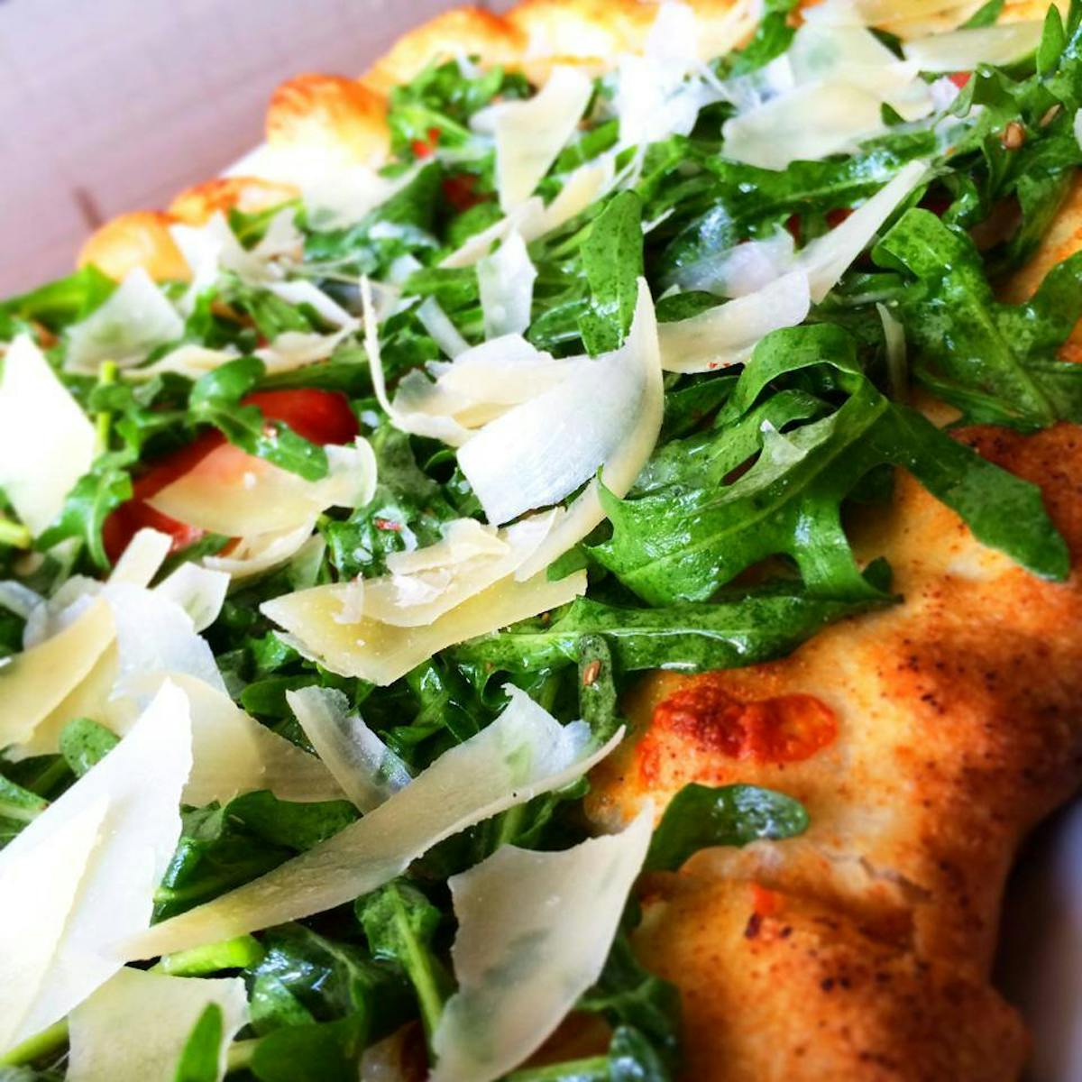 a close up of food