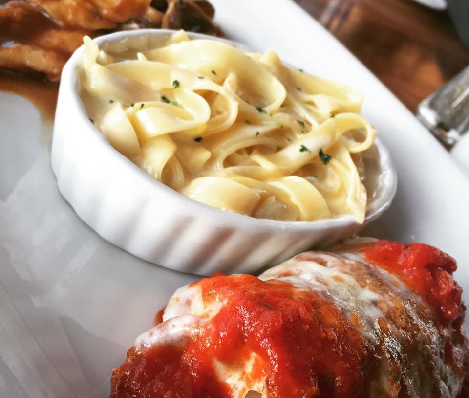 a close up of a plate of food