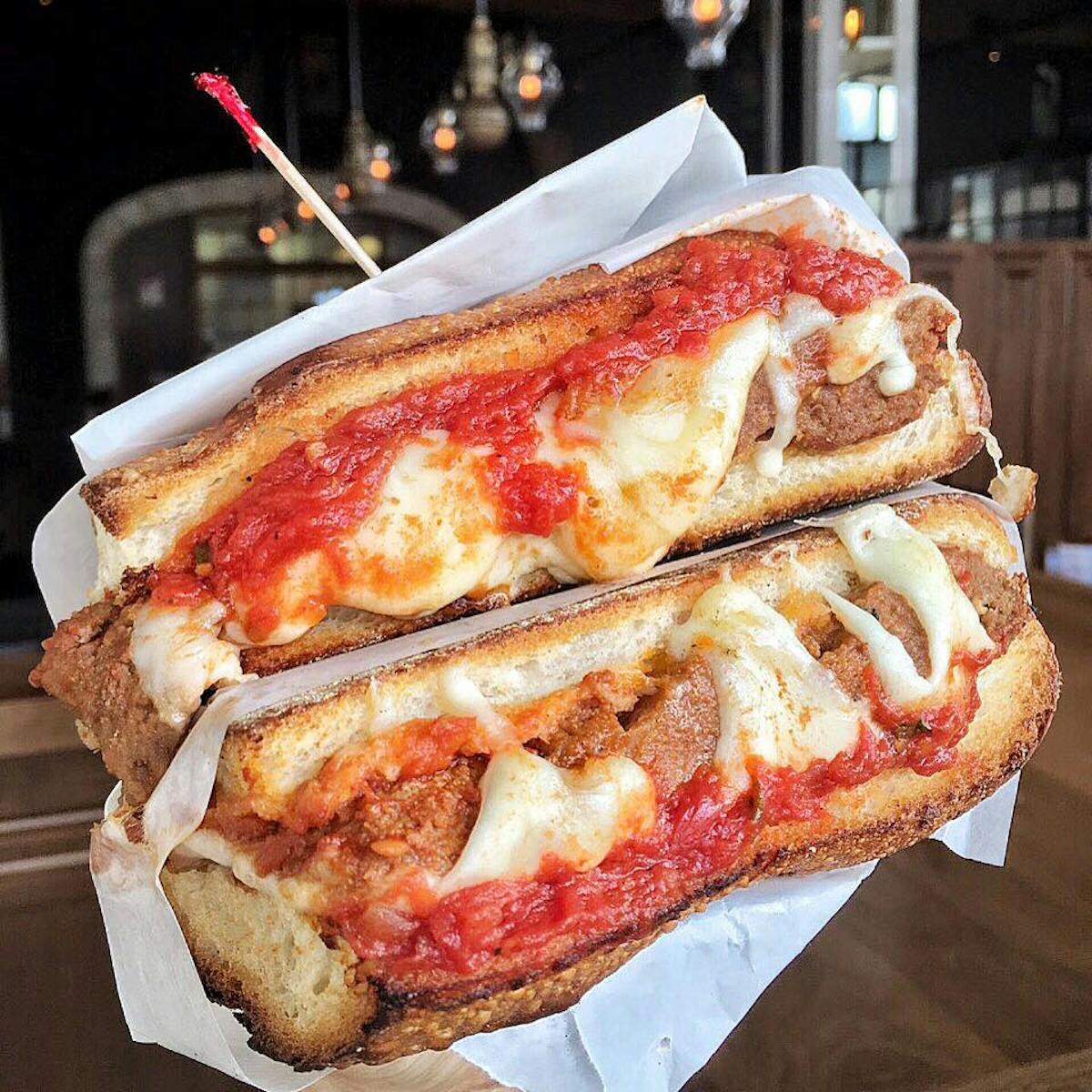 a close up of a slice of pizza