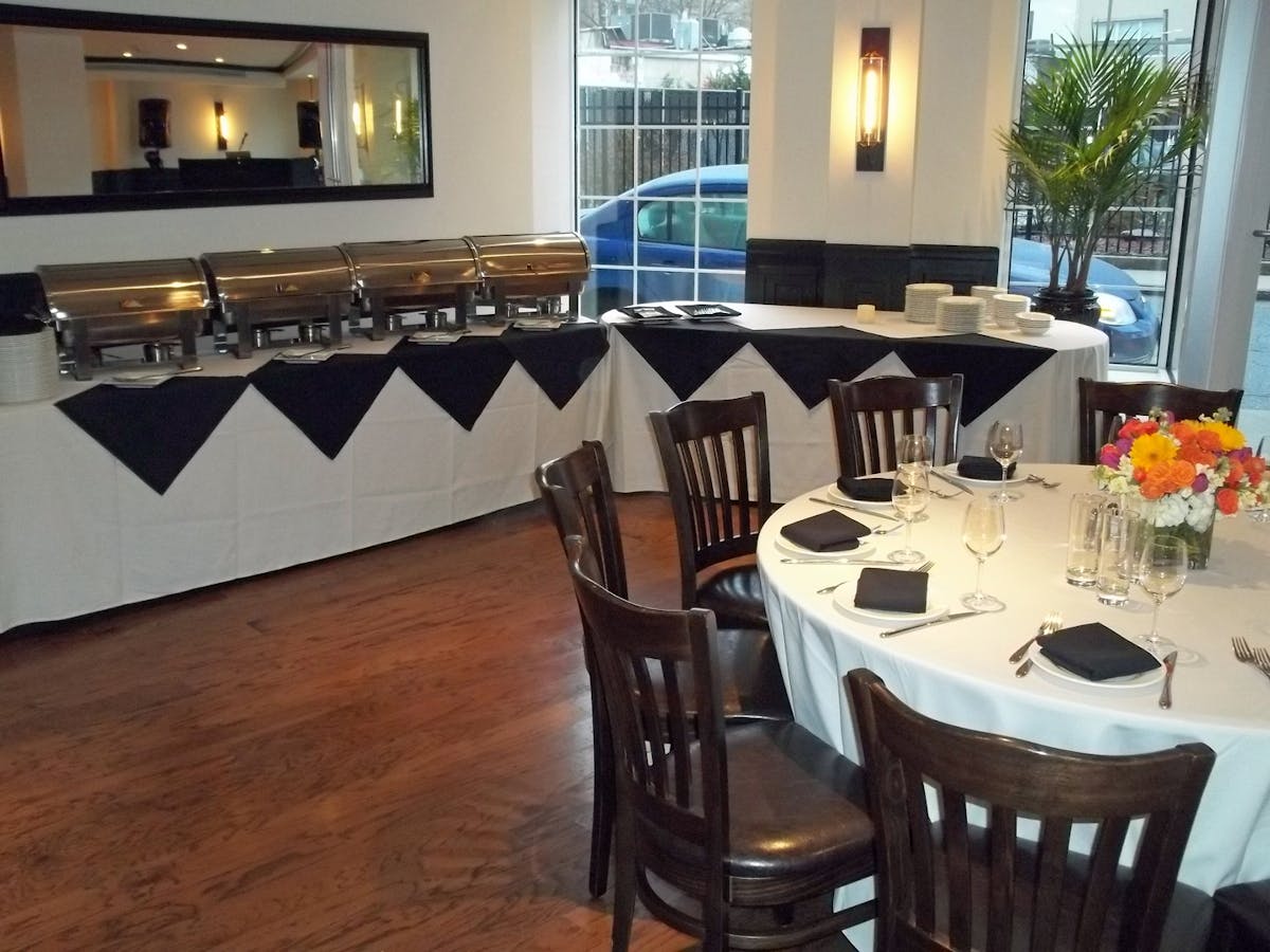 a dining room table
