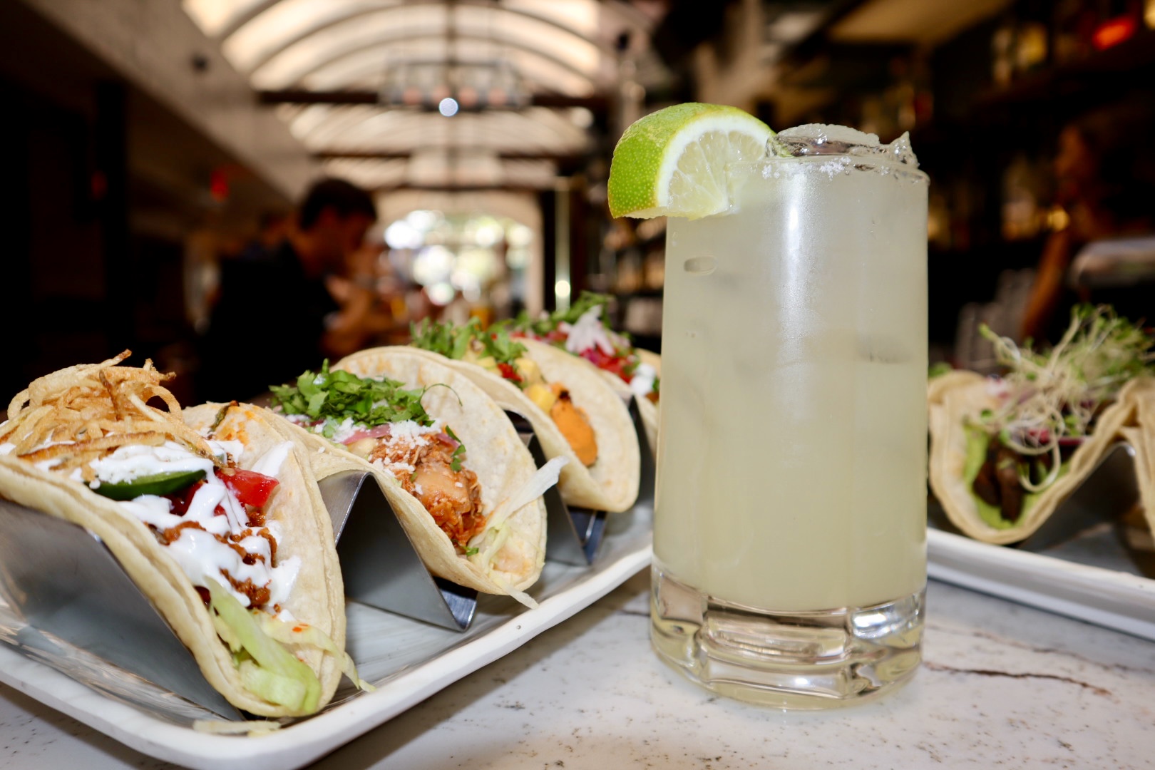 a close up of a plate of food on a table