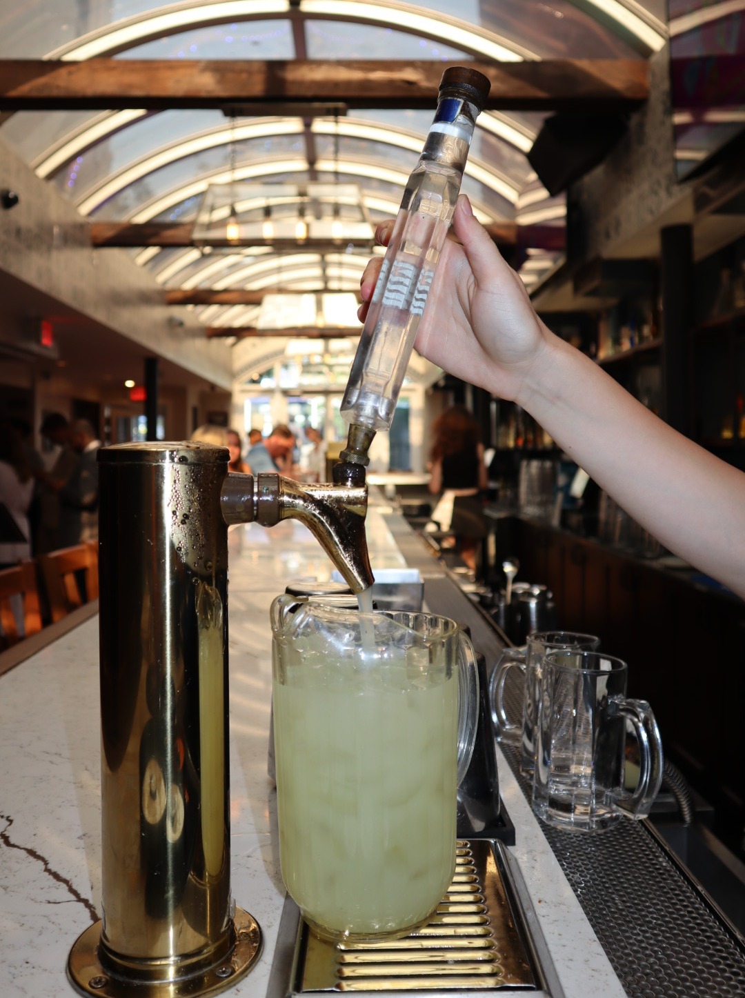 a person cooking in a kitchen