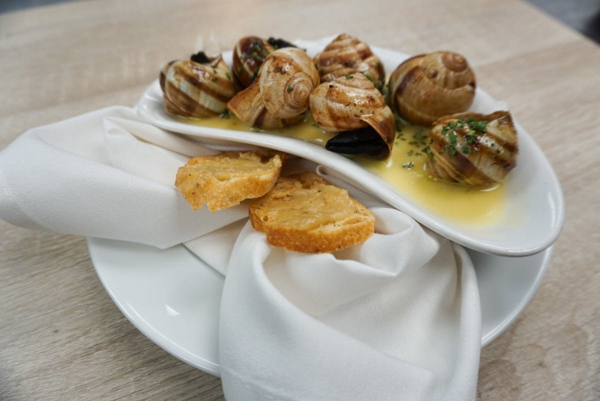 a plate of food on a table
