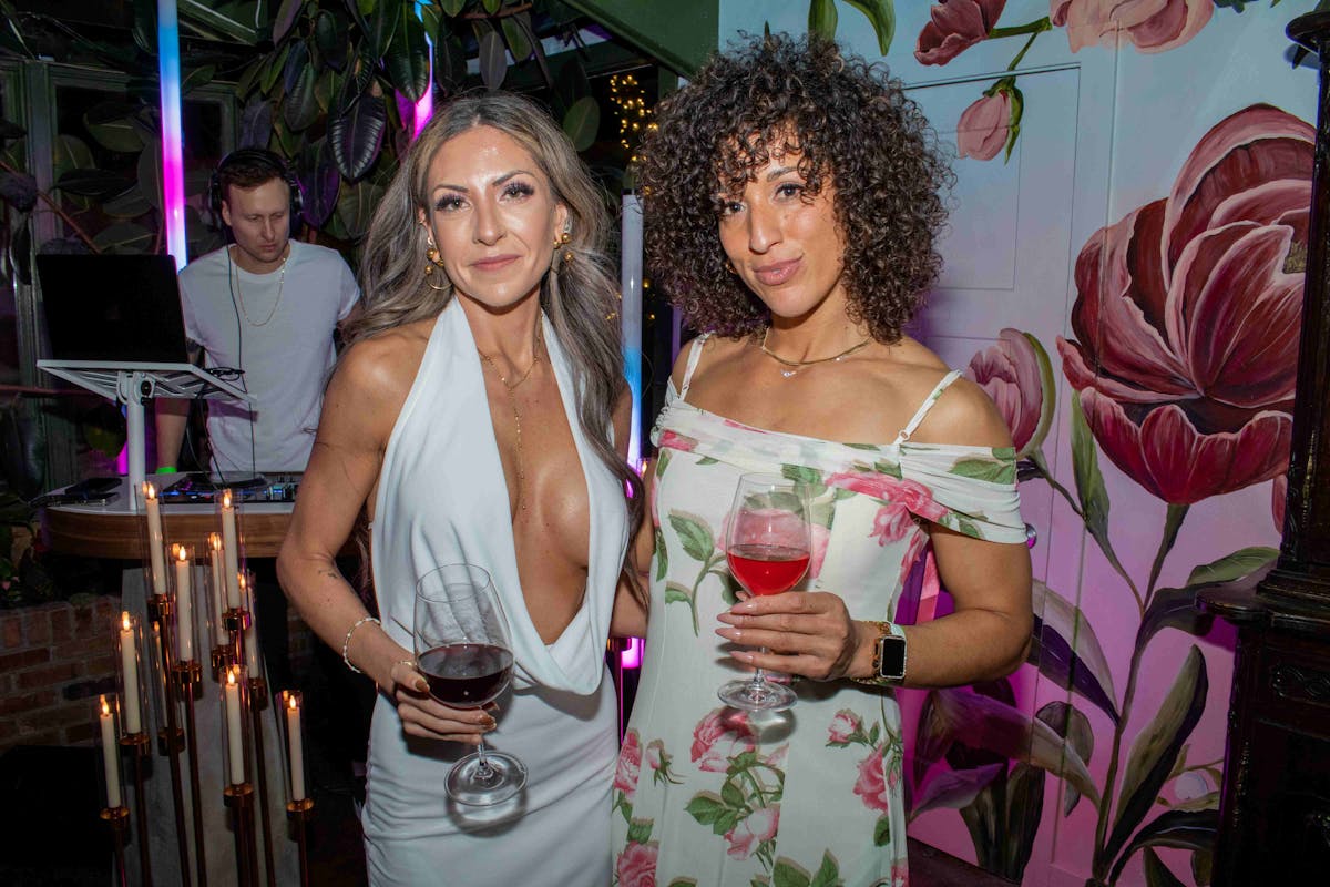 a man and a woman posing for a picture