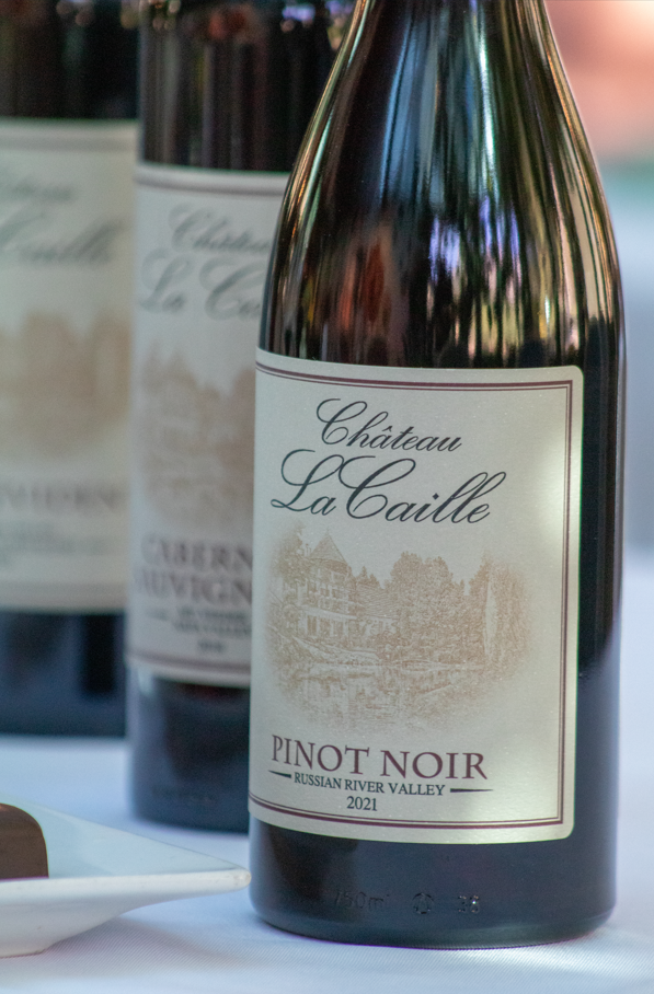 a close up of a bottle of wine