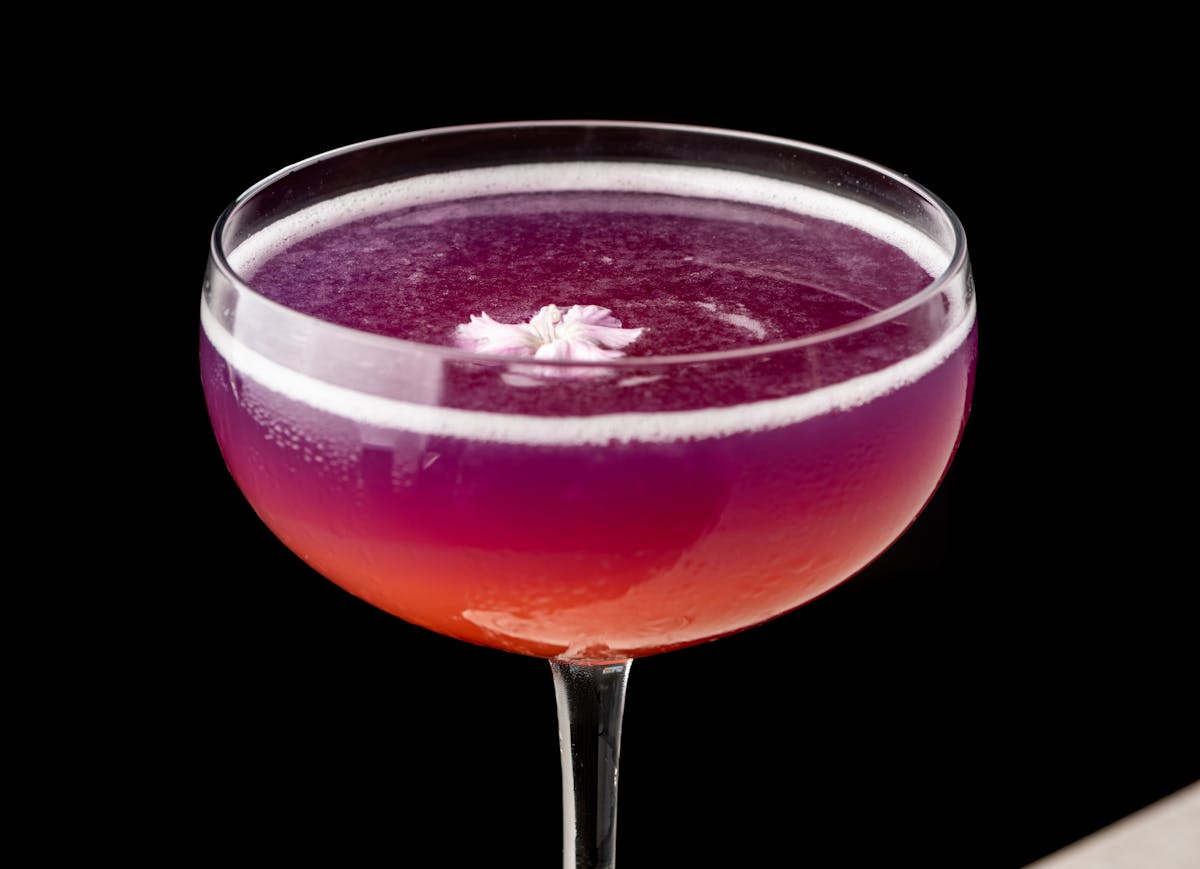 a glass of wine