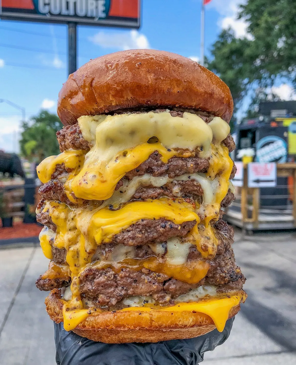 a close up of a sandwich
