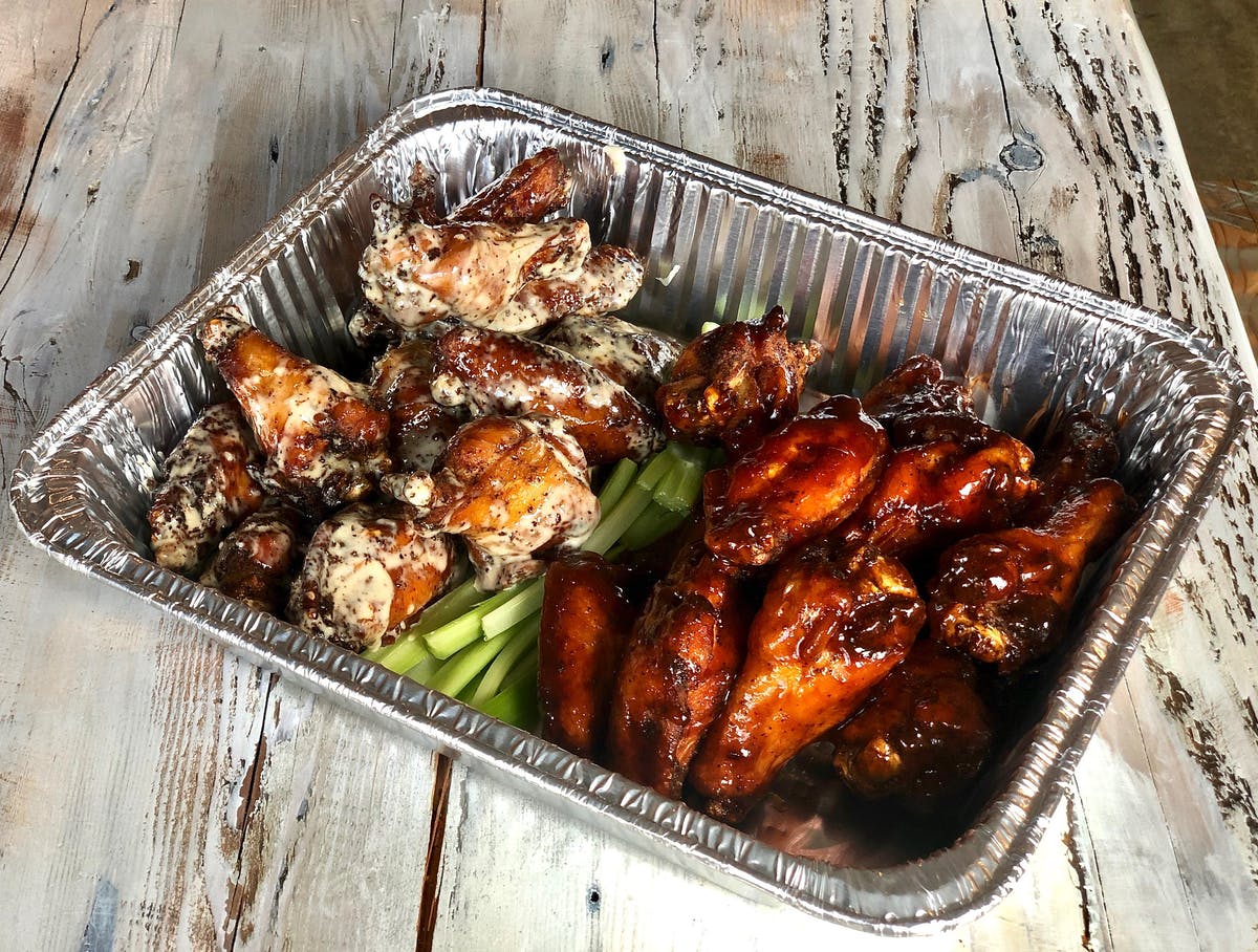 a close up of food