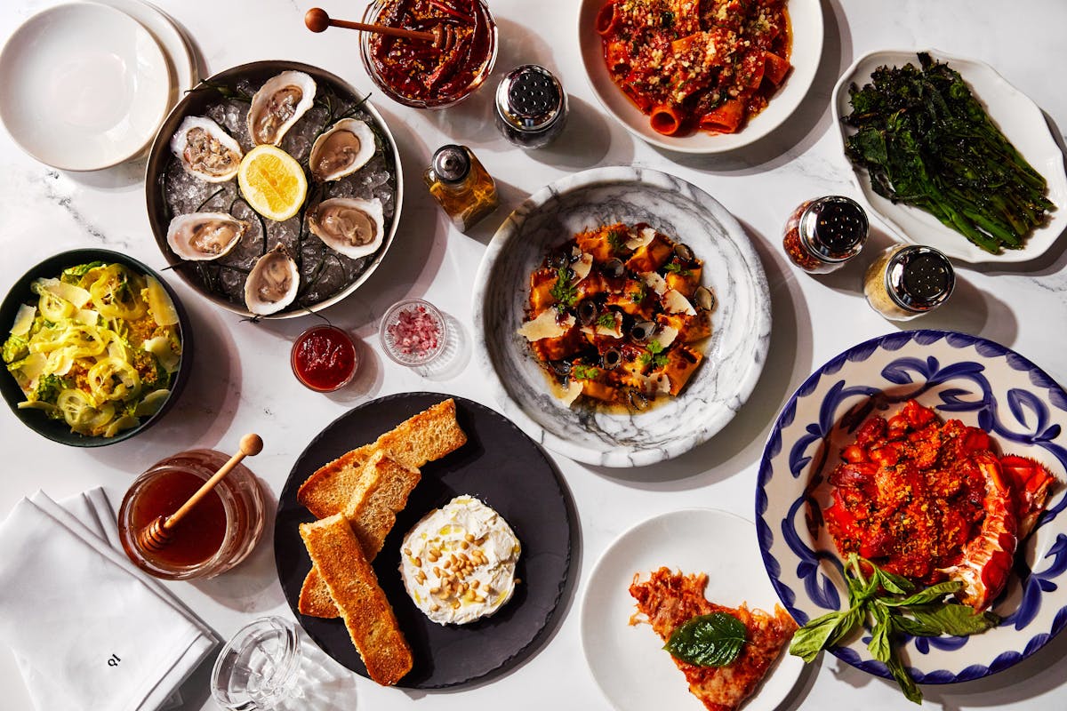 plates of food