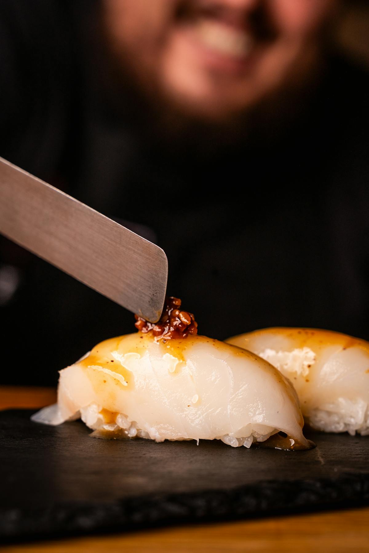 Fresh hand-rolled sushi at Temaki Bar Sushi in Encinitas, California, featuring vibrant ingredients and artful presentation at a top North County sushi bar.