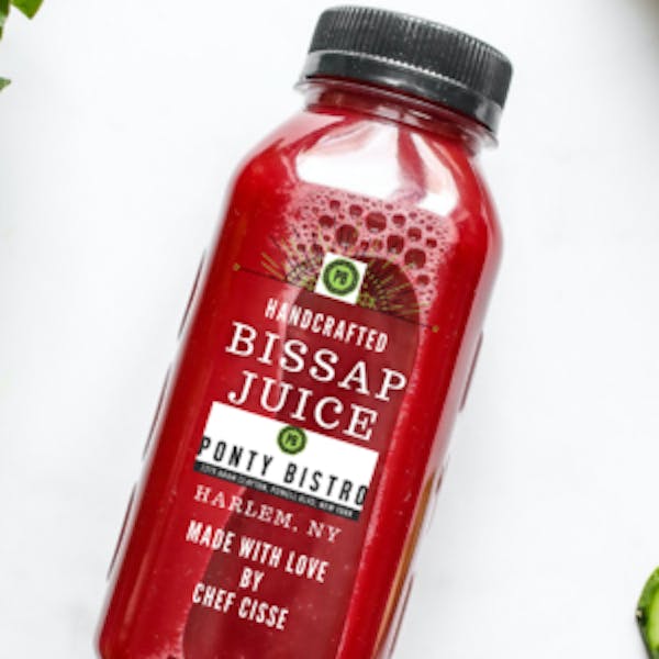 Fresh Hibiscus Juice Slightly Sweetened Ponty Bistro French and